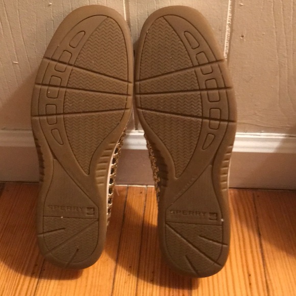 Sperry topsiders with gold mesh - Picture 4 of 4